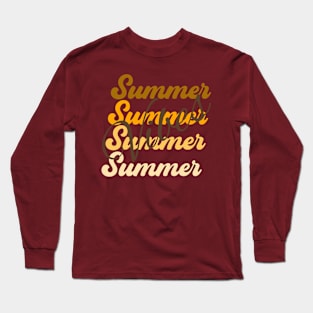 Summer vibes design Long Sleeve T-Shirt